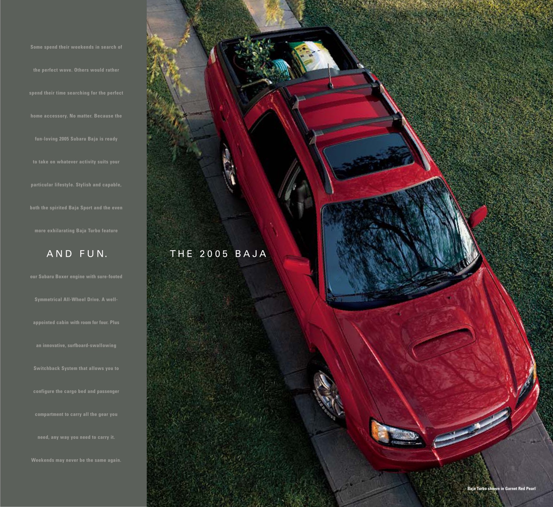 2005 Subaru Baja Brochure Page 3